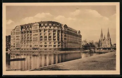 AK Strassburg, Gau-Haus und Garnisonskirche