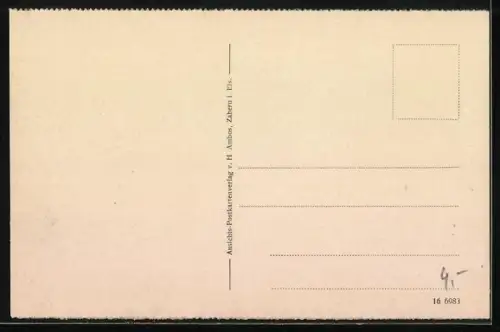 AK Zabern i. Els., Ruine Hoh-Barr