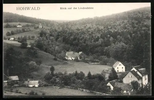 AK Hohwald, Blick auf die Lindenhütte