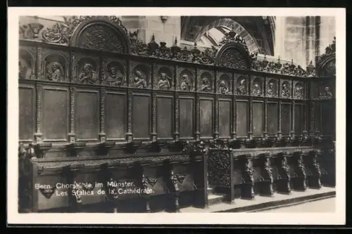 AK Bern, Chorstühle im Münster