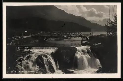 AK St. Moritz, Innfall und Brücke