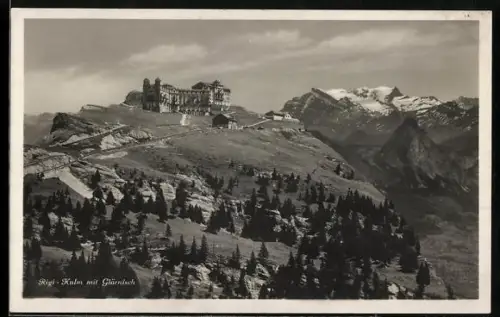 AK Rigi-Kulm, Gesamtansicht mit Glärnisch