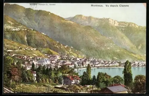 AK Montreux, Vu depuis Clarens