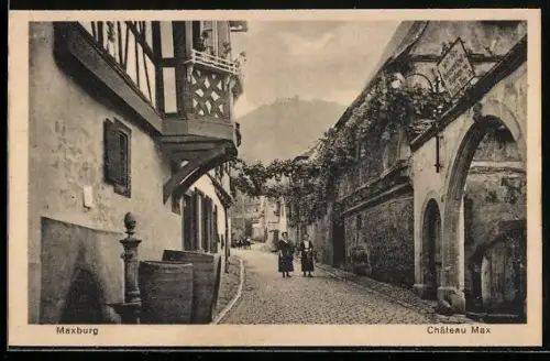 AK Neustadt an der Weinstrasse, Maxburg, Chateau Max