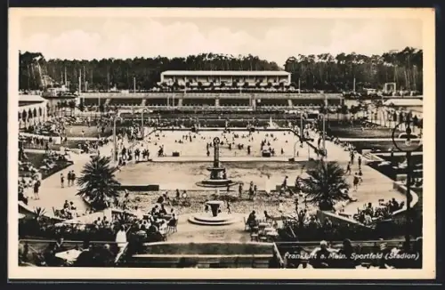AK Frankfurt-Niederrad, Sportfeld im Stadion