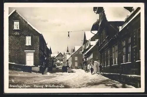 AK Braunlage /Harz, Herzog Wilhelmstrasse