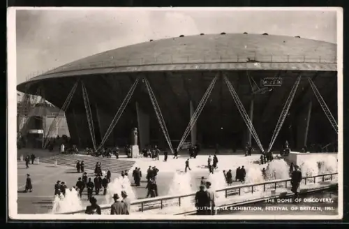 AK London, South Bank Exhibition, Festival of Britain 1951, The Dome of Discovery