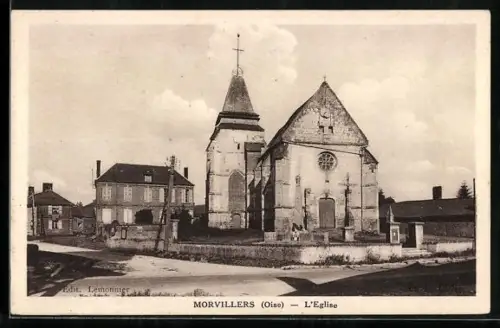 AK Morvillers /Oise, L`Eglise