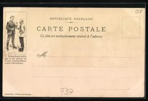 Lithographie Ussé, le Château