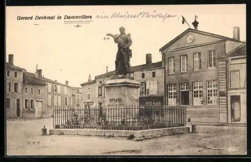 AK Dammvillers, Gerard-Denkmal