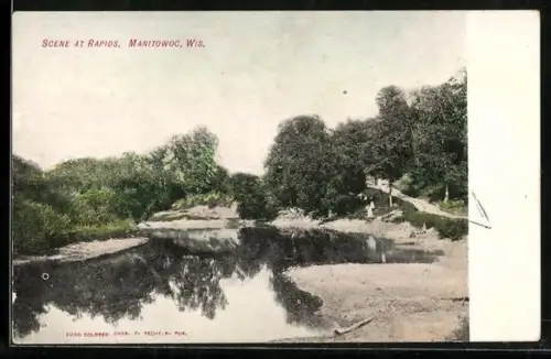 AK Manitowoc, WI, Scene at Rapids