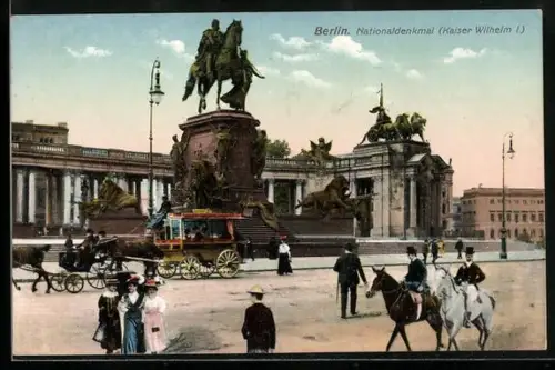 AK Berlin, Nationaldenkmal Kaiser Wilhelm I.