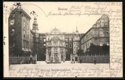 AK Dessau, Herzogliches Residenzschloss