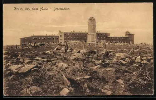 AK Thale /Harz, Brockenhotel