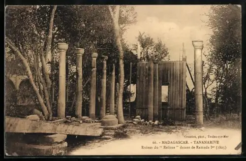 AK Tananarive, Ruines du Relisoa datant de Ramada Ier