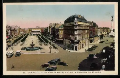 AK Bordeaux, Les Allées de Tourny