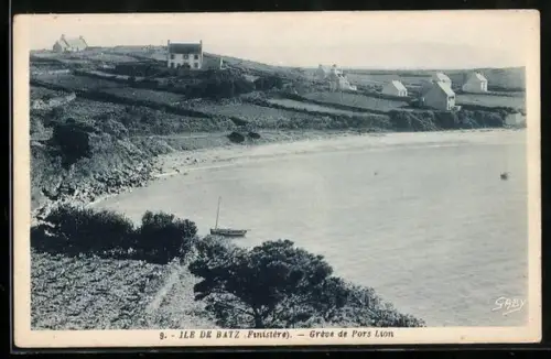AK Ile de Batz /Finistère, Grève de Pors Lion