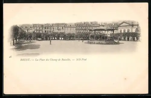 AK Brest, La Place du Champ de Bataille