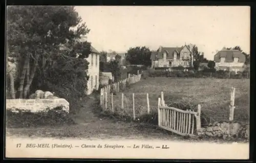 AK Beg-Meik /Finistère, Chemin de Sémaphore