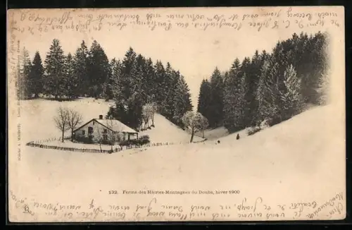 AK Doubs, Ferme des Hautes-Montagnes du Doubs en Hiver