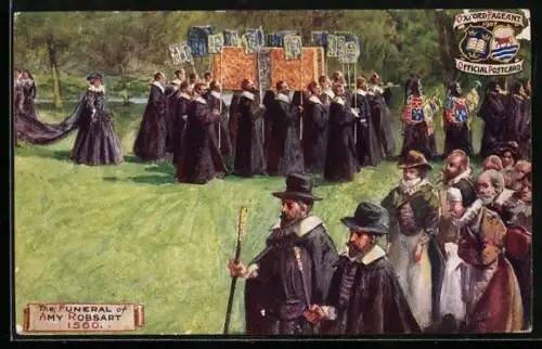 Künstler-AK The Funeral of Amy Robsart 1560