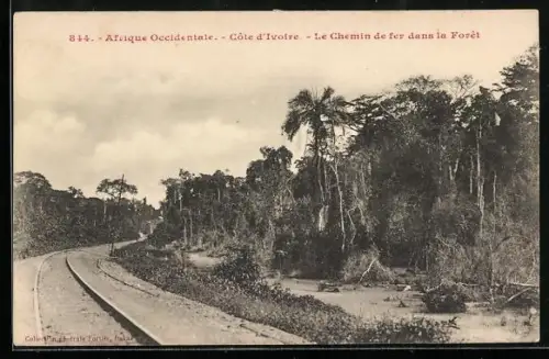 AK Côte d`Ivoire, Le Chemin de fer dans la Forêt