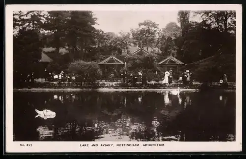 AK Nottingham, Lake and Aviary, Arboretum