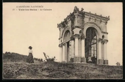 AK Vals-les-Bains, La Calvaire