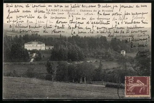 AK Vanosc /Ardèche, Chateau de la Rivoire