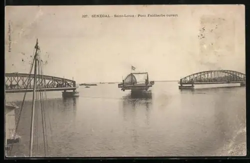AK Saint-Louis, Pont Faidherbe ouvert