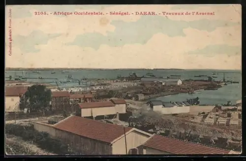 AK Dakar, Panoramablick vom Berg