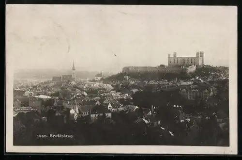 AK Bratislava, Totalansicht aus der Vogelschau