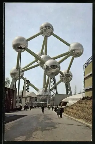 AK Bruxelles, Atomium, Ausstellung Expo 58