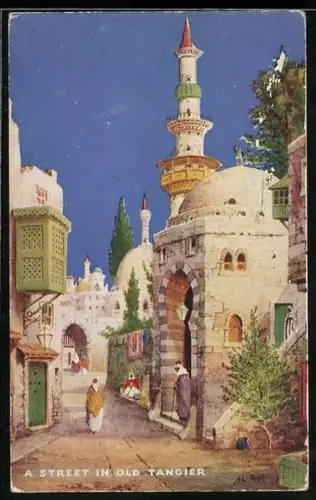AK Tangier, A Street in Old Tangier