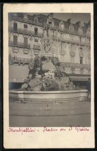 AK Montpellier, Statue des 3 Graces