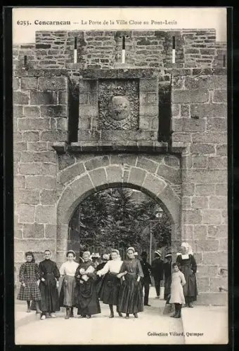 AK Concarneau, La Porte de la Ville Close au Pont-Levis