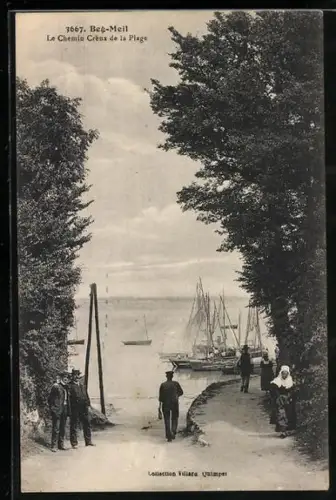 AK Beg-Meil, Le Chemin Creux de la plage