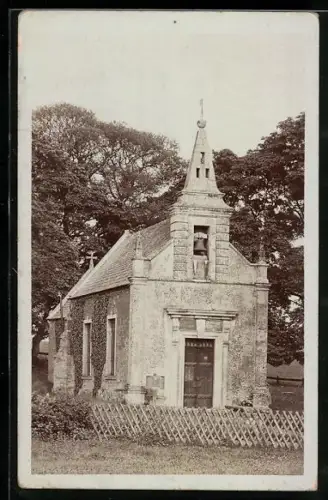 AK Great Gidding, Kirche mit Umgebung