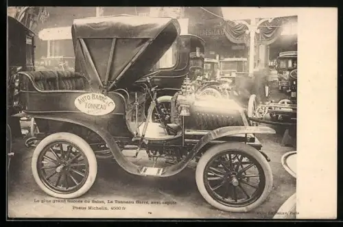 AK Le plus grand Succés du Salon, Le Tonneau Barré, Auto Barré & Cie.