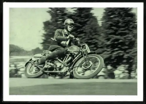 AK Bohdanec, Bohdanecský Okruh, Rennfahrer auf seinem Motorrad