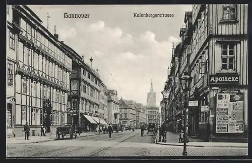 AK Hannover, Kalenbergerstrasse, Apotheke, Turm