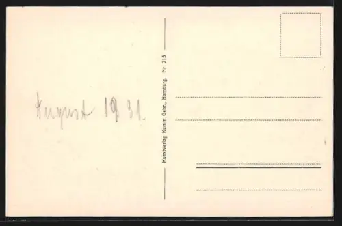 AK Fallingbostel, Freibad, Becken mit Rutsche und Gebäude