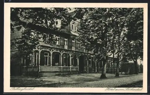 AK Fallingbostel, Hotel zum Böhmetal, Inh. Martin Otto