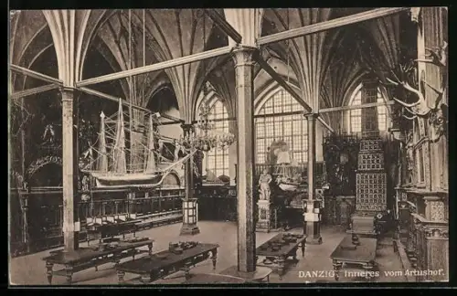 AK Danzig, Inneres vom Artushof