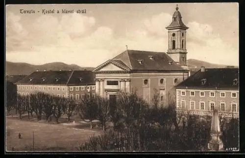 AK Terezín, Kostel a hlavní stréz
