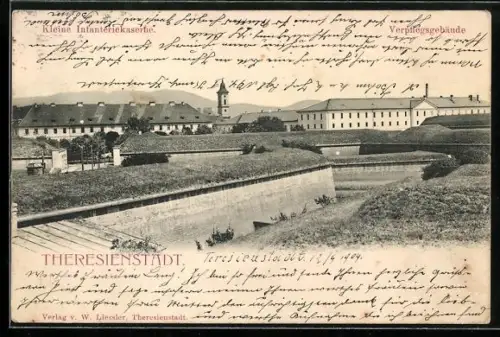 AK Theresienstadt, Kleine Infanteriekaserne und Verpflegungsgebäude
