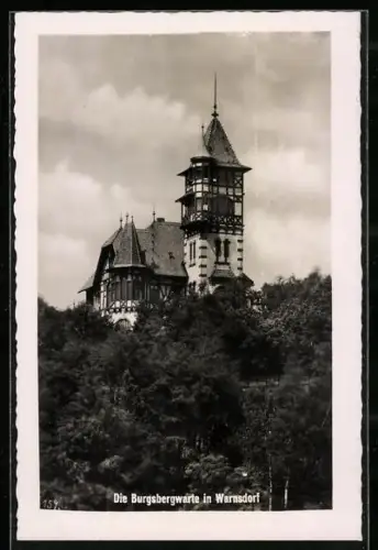 AK Warnsdorf, Die Burgbergwarte