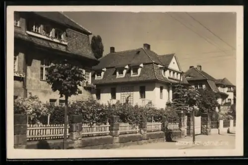AK Warnsdorf, Goethe-Strasse, Villen