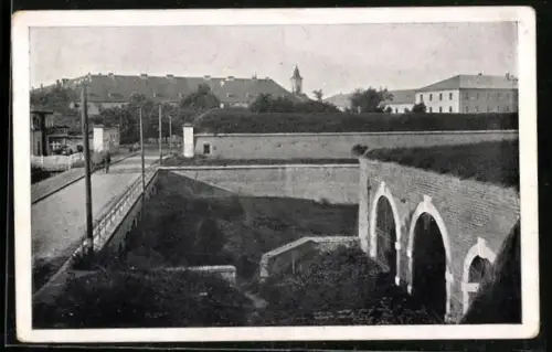AK Theresienstadt / Terezin, Bohusovicka brana