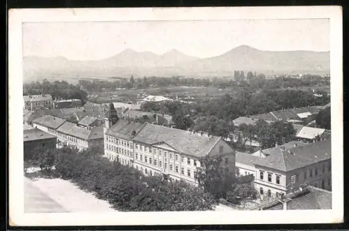 AK Terezin, Totalansicht aus der Vogelschau